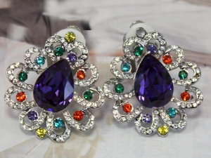 серьги 1090 клипсы