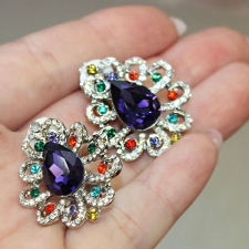 серьги 1090 клипсы
