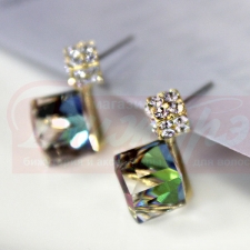 серьги 1026 кубики