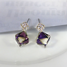 серьги 1027 кубики