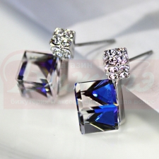 серьги 1028 кубики