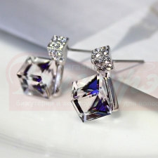 серьги 1030 кубики