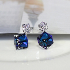 серьги 1030 кубики