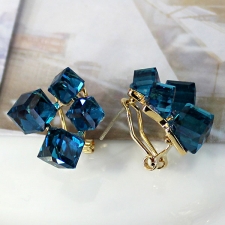 серьги 1091 кубики